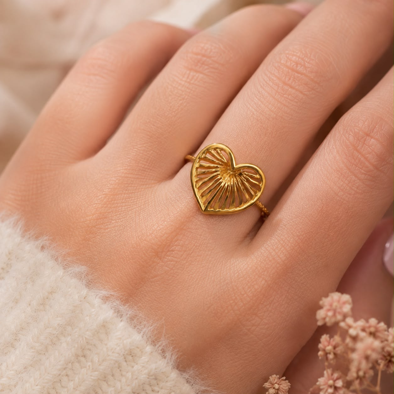 BIG HEART RING 