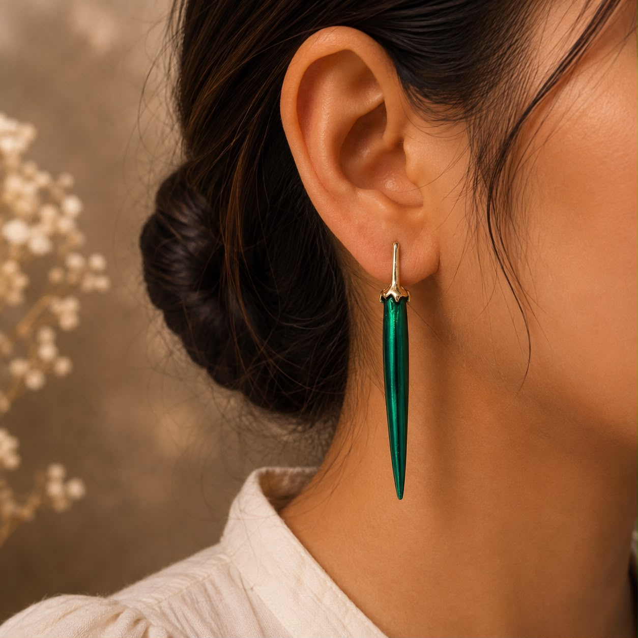 GREEN CHILLI EARRING