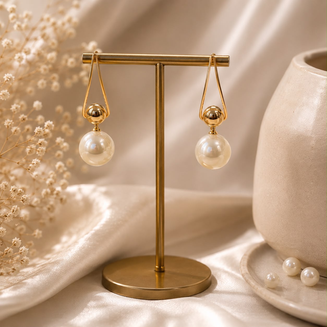 PEARL DROP EARRING 