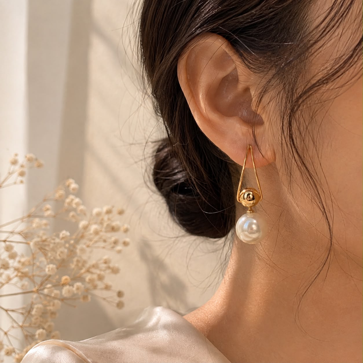 PEARL DROP EARRING 