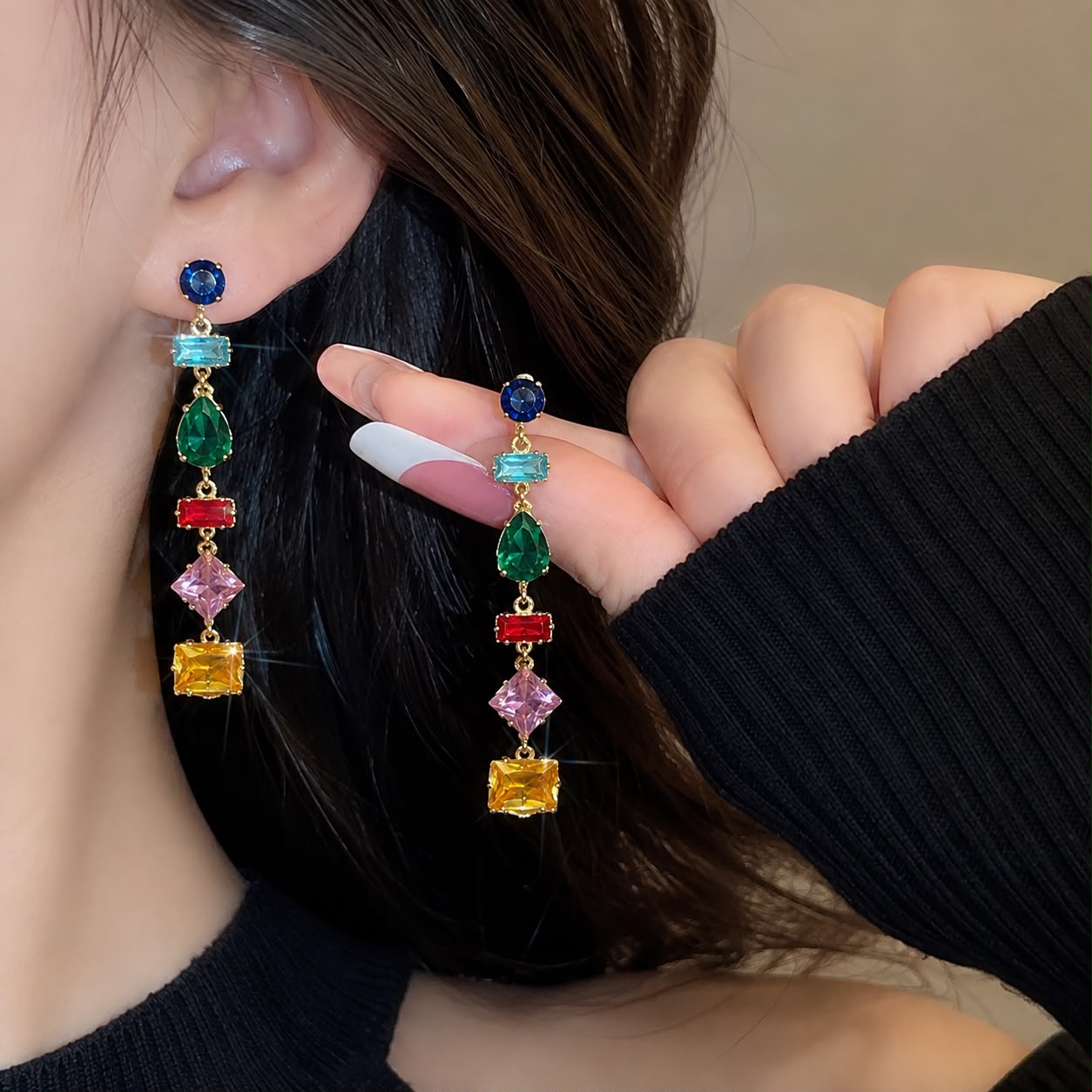 KOREAN GEMS EARRING 