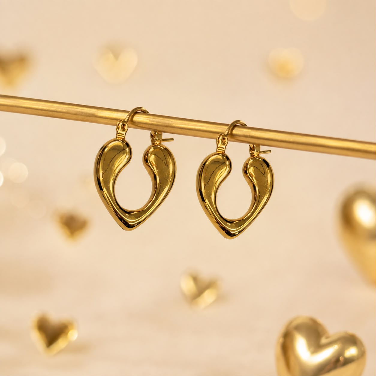 GOLD LOOP EARRING