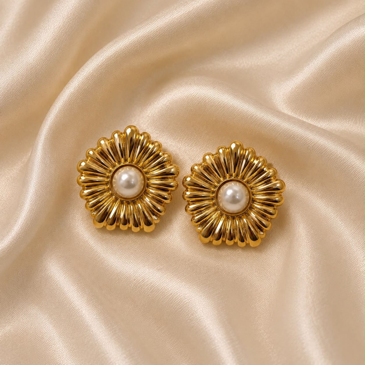 PENTA PEARL EARRING 