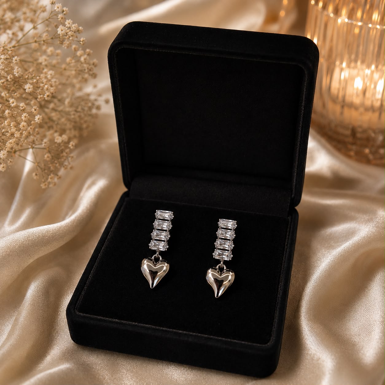 DROP LITTLE HEARTS EARRING 