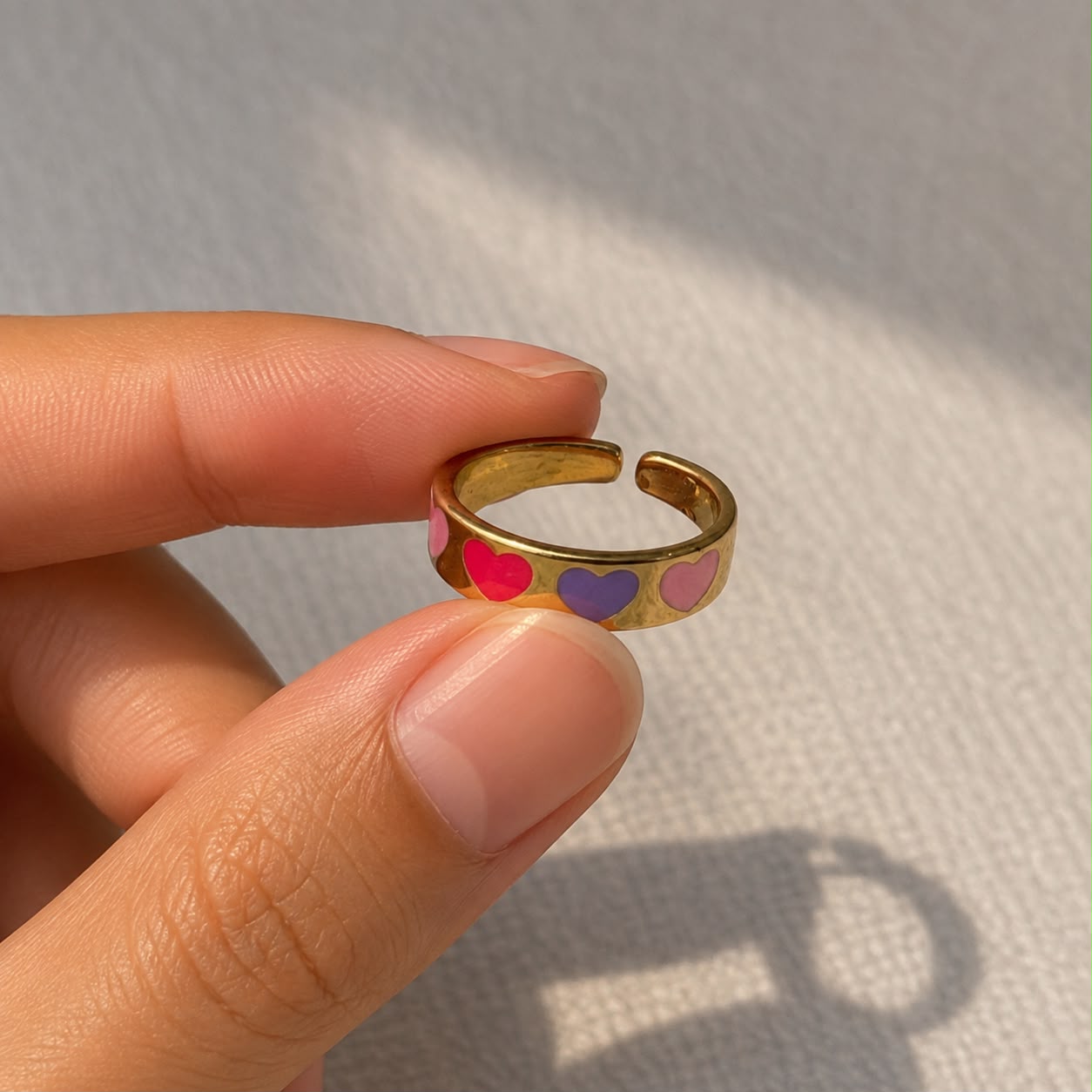 BABY HEARTS RING