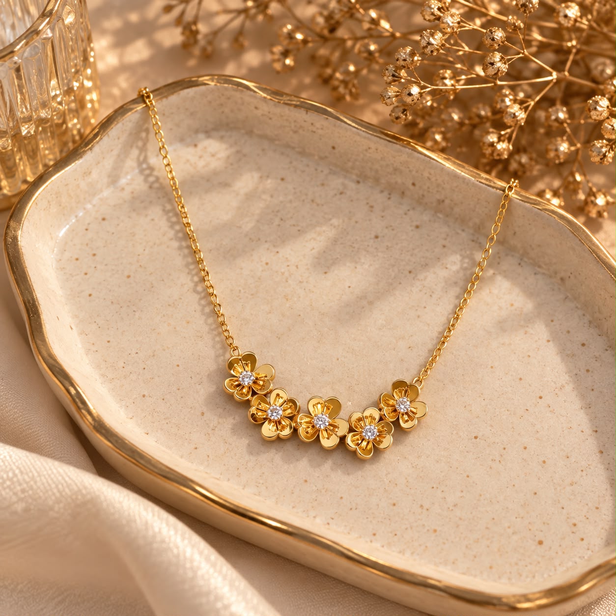 LUCKY FLOWER NECKLACE 