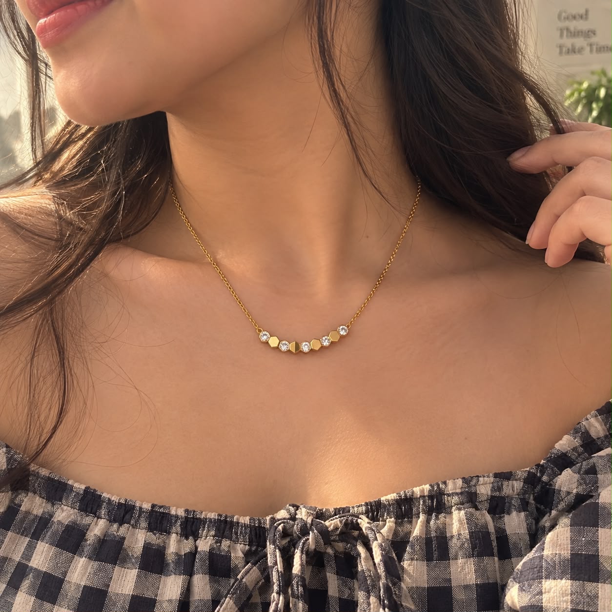 MINIMAL GIRLY NECKLACE 