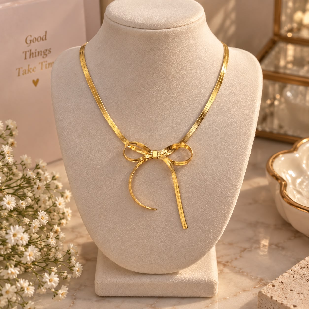 BOW TIE NECKLACE 