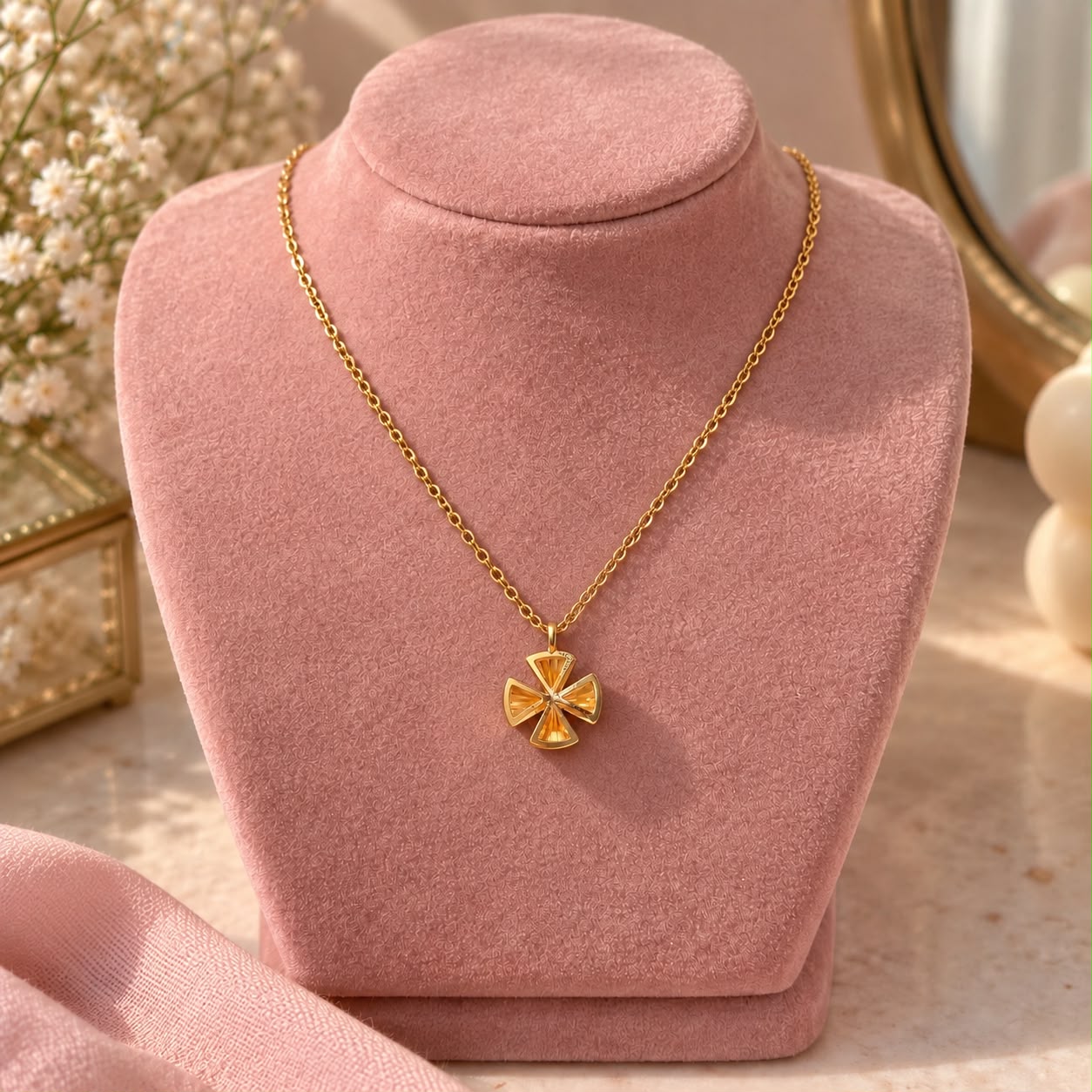 GOLD LIGHT NECKLACE 